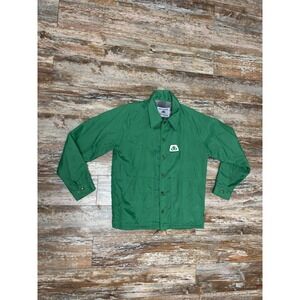 Vintage 80's Fruit Of The Loom Pioneer Seeds Snap Up Jacket Size Medium Farm